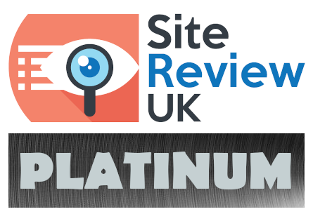 Site Review UK Platinum logo