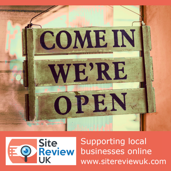 Latest news image. Site Review UK advert: Supporting local businesses online.
