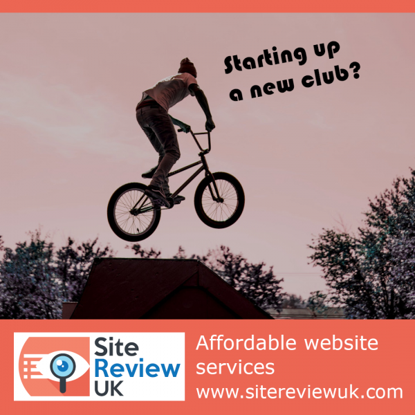 Latest news image. Site Review UK advert: Starting a new club? Need a website?