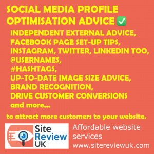 Affordable social media services by Site Review UK.
