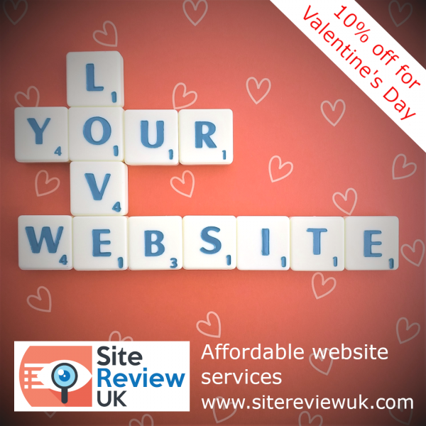 Latest news image. Site Review UK advert: Love your website