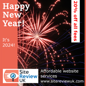 Latest news image. Site Review UK advert: New Year SALE