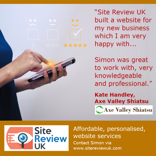 Latest news image. Site Review UK advert: Latest 5-star review no.23