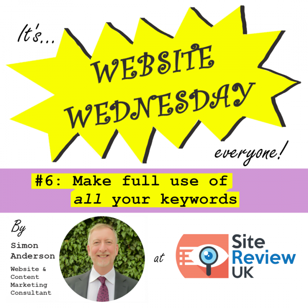 Latest news image. Site Review UK advert: Website Wednesday #6