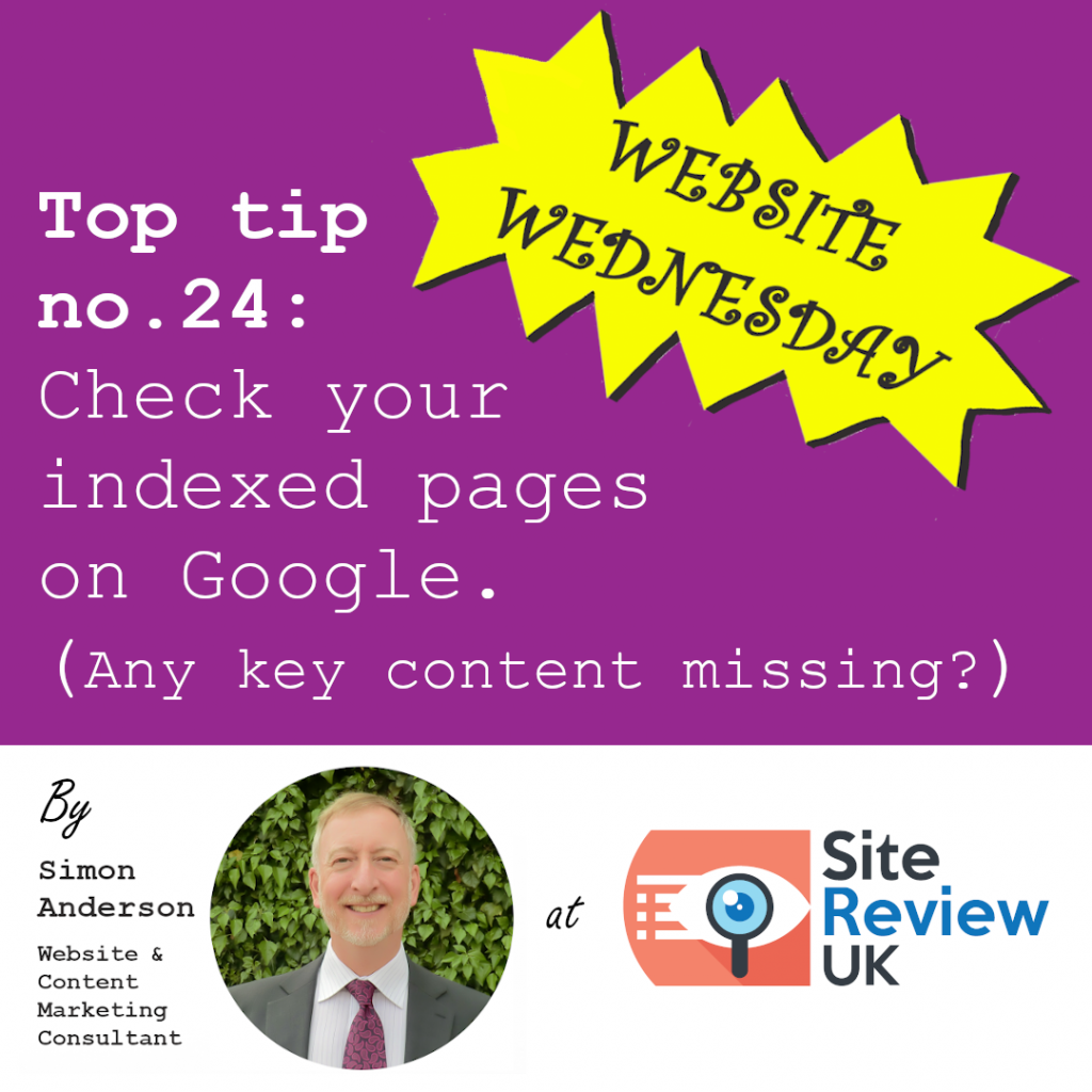 Latest news image. Site Review UK advert: Website Wednesday #24
