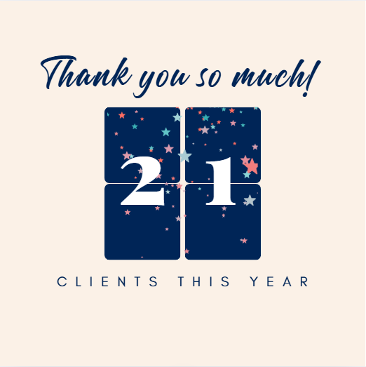 Latest news image. Site Review UK advert: Thank you to our 21 clients this year