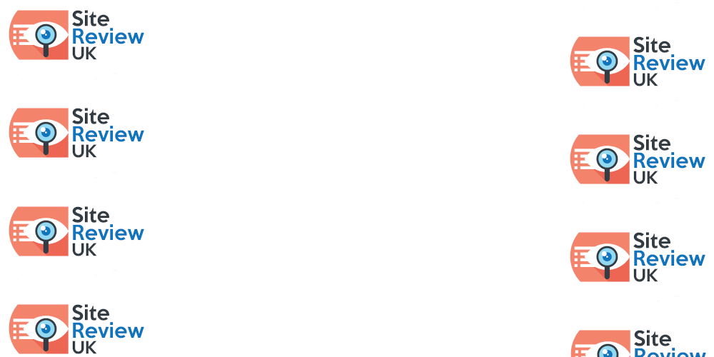 Parallax image background featuring Site Review UK logo