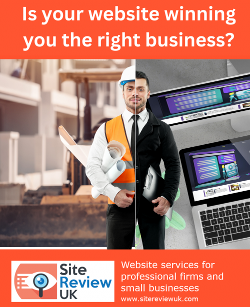 Latest news image. Site Review UK advert: Is your website winning you the right business?